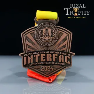 Trophy Medal Zinc Alloy - Rizal Trophy