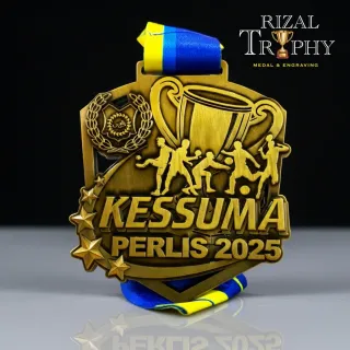 Trophy Medal Zinc Alloy - Rizal Trophy