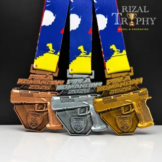 Trophy Medal Zinc Alloy - Rizal Trophy