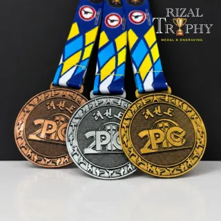 Trophy Medal Zinc Alloy - Rizal Trophy