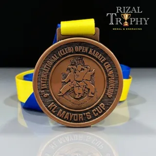Trophy Medal Zinc Alloy - Rizal Trophy