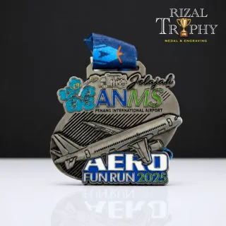 Trophy Medal Zinc Alloy - Rizal Trophy