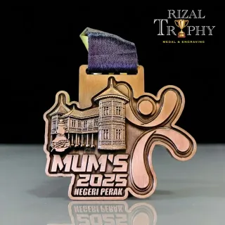Trophy Medal Zinc Alloy - Rizal Trophy
