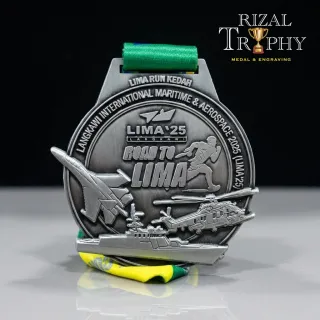 Trophy Medal Zinc Alloy - Rizal Trophy