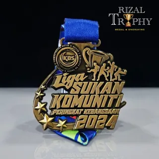 Trophy Medal Zinc Alloy - Rizal Trophy