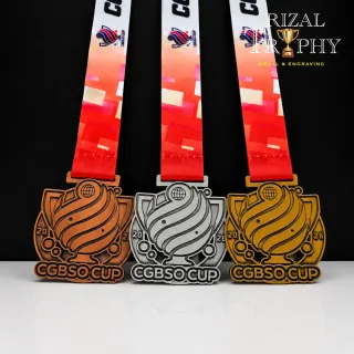 Trophy Medal Zinc Alloy - Rizal Trophy
