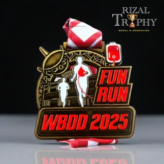 Trophy Medal Zinc Alloy - Rizal Trophy