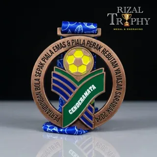 Trophy Medal Zinc Alloy - Rizal Trophy