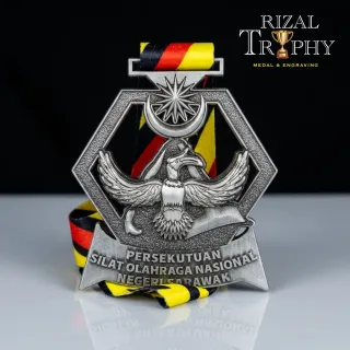 Trophy Medal Zinc Alloy - Rizal Trophy