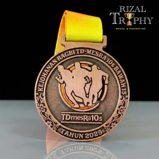 Trophy Medal Zinc Alloy - Rizal Trophy