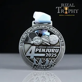 Trophy Medal Zinc Alloy - Rizal Trophy