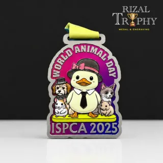 Trophy Medal Zinc Alloy - Rizal Trophy