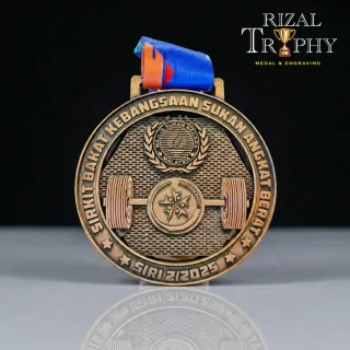 Trophy Medal Zinc Alloy - Rizal Trophy