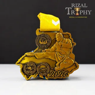 Trophy Medal Zinc Alloy - Rizal Trophy