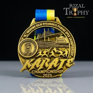 Trophy Medal Zinc Alloy - Rizal Trophy