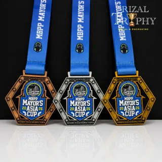 Trophy Medal Zinc Alloy - Rizal Trophy