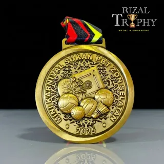 Trophy Medal Zinc Alloy - Rizal Trophy