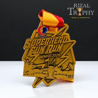 Trophy Medal Zinc Alloy - Rizal Trophy