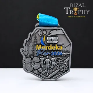 Trophy Medal Zinc Alloy - Rizal Trophy