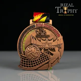 Trophy Medal Zinc Alloy - Rizal Trophy
