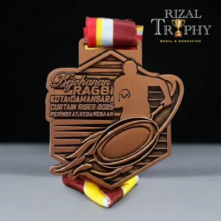 Trophy Medal Zinc Alloy - Rizal Trophy