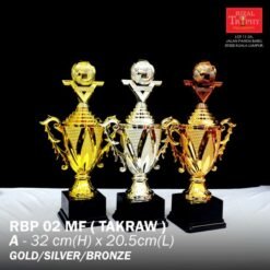 PIALA IRINGAN SEPAK TAKRAW (RBP02MF)