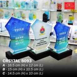 BUDGET CRYSTAL AWARD 8093