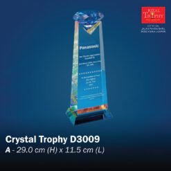 Crystal Trophy D3009