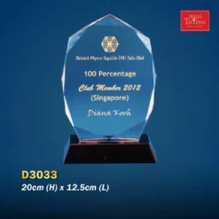 Crystal Award D3033