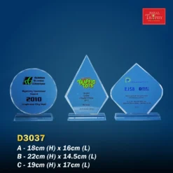 Crystal Award D3037