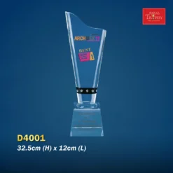 Crystal Trophy D4001