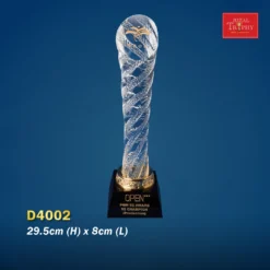 Crystal Trophy D4002
